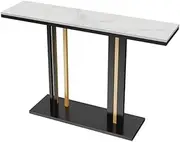 Entryway Table Console Table Slim Console Table for Hallway Metal Frame Compact Display Table Hallway Table