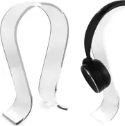 Geekria Clear Omega Headphone Stand for On-Ear Headphone, Gaming Headset Stan...