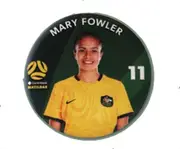 Football Australia Matildas Mary Fowler Player Badge Photo Image