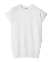 fine-knit wool T-shirt XS White