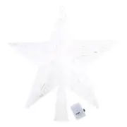 Christmas Star Tree with Colorful LED Light Powered Treetop Decor
