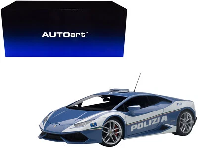 Autoart 74609 Lamborghini Huracan LP610 Police Car 1/18 Model Car