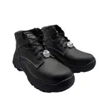 SKECHERS WORK MENS BOOT US 12 BLACK BURGIN TARLAC EH LEATHER HIKER 77143 NIB