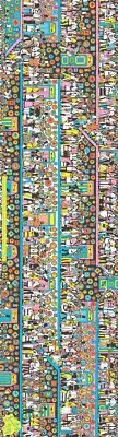 Fruity Griptape (9"x33") Where's Wally Corridors