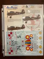 NEW Vtg AeroMaster 48-621 PZL Military War Model Airplane 1/48 Decal (FK3)