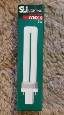 SLI Lighting Light Bulb Lamp 7w lynx-s 2-pin 420 lumens CF7LS/827 (1353)