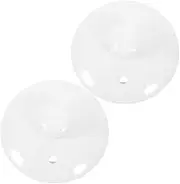 ULTECHNOVO 2pcs Vintage Porcelain Teapot Lid Replacement Ceramic Caps for Loose Leaf Tea Kettle and Easy to Teapots Kitchen Accessory