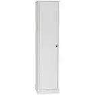 Tivoli 1-Door Multi Purpose Cupboard 5-Tier Shelves Storage Cabinet Tallboy - Wh