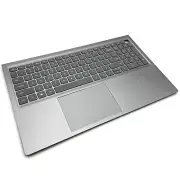 Gray Palmrest Backlit Keyboard Touchpad 06P0TG For Dell Inspiron 15Pro 5510 5515