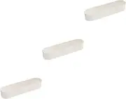 minkissy 3pcs Box Cartoon Cotton Swab Box Cute Cotton Swab Holder Portable Cotton Swab Case Cosmetic Sponge Organizer Cotton Pad Dispenser Cotton Swab Storage Holder Travel Acrylic Mini