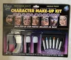 Pearlescent Character Face Painting Kit Halloween Makeup 4 cakes 6 sticks