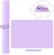 (MAT ONLY) Nail Art Table Mat, Nail Arm Rest Pad for Acrylic Nails, Soft Microfiber PU Leather Nail Mat for Table, Foldable Nail Hand Rest Pillow Manicure Pad, Acrylic Nail Desk Mat for Nail Cushion