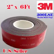 3M 2" x 6 FT VHB Double Sided Foam Adhesive Tape 5952 Automotive Mounting 50mm