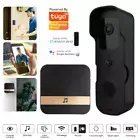Tuya Smart Video Doorbell WiFi 1080P Video Intercom Door Bell Camera Two-Way PIR