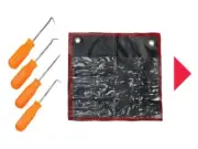 4PC 5 inch Pick And Hook Set O Ring Oil Seal Gasket Remover Craft Hand Tool