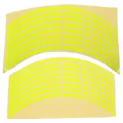 1 Sheet Reflective Wheel Stickers Car Tires Stickers Glow In the Dark Car Wheel
