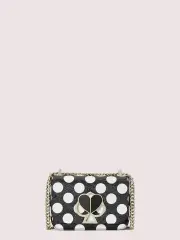 nicola embossed bikini dot twistlock small convertible chain shoulder bag