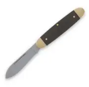 Boker SMKW Exclusive Club - Brown Canvas Micarta / Brass - Ice-Hardened 440C