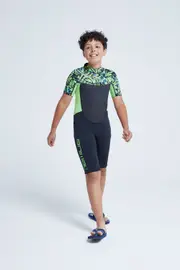 Waves Kids Printed Shorty Wetsuit