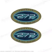 Fits Grady White Sailfish 272 Logo Decals (Set of 2) - Reproductions in Stock