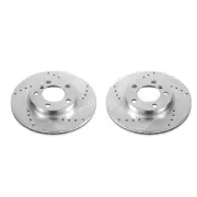 EBR1411XPR Powerstop 2-Wheel Set Brake Discs Front for Mini Cooper Countryman (for: Mini)