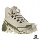 【SALOMON】女CROSS HIKE 2 GTX 中筒登山鞋 羽毛灰/橄欖綠/白 L41731100