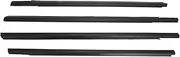 Compatible for Peugeot 301 2013-2017 Compatible for Citroen Elysee 2014-2016 Outside Window Glass Rubber Weatherstrip Weather Seal Strips Protection Tirm(Black)