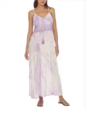 NWT Raviya Tye Dye Maxi Dress Poolside Bohemian Coverup Dress