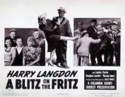 Blitz On The Fritz Lobby Card Harry Langdon 1943 Old Movie Photo
