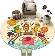 Cartoon Carpet | Washable Bedroom Rugs | Washable Soft Entryway Carpet, 31.5x31.5 Inch Living Room Floor Mat, Non-Slip Nursery Doormat for Kitchen