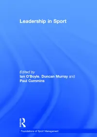 在飛比找博客來優惠-Leadership in Sport