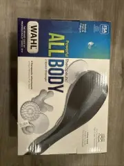 Wahl Powerful Therapeutic All Body 2-Speed Hand-Held Massager 4 Attachments.