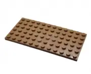 LEGO NEW Medium Nougat 6 x 12 Plate Piece - Item No. 3028 - QTY 1