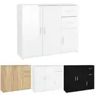 Sideboard Buffet Drawers Kitchen Cabinet Hallway Table Engineered Wood vidaXL