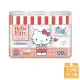 【春風】Hello Kitty甜蜜系印花廚房紙巾120組*6捲*2串