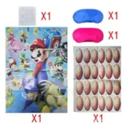 Pin the Nose Super Mario Birthday Party Game for 6-12 Players