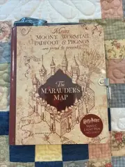 Harry Potter Marauder's Map Lock and Key Diary With Magic Pen -