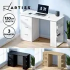 Artiss Computer Desk With Drawers Office Home Workstation PC Laptop Study Table