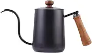 Gooseneck Tea Kettle - Pour Over Kettle | Heated Gooseneck Spout Hands Brewing Pot | Stainless Steel Long Narrow Drip Cup for Home | Camping Kettle for Travel Use