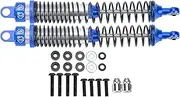 2Pcs 130mm RC Metal Shock Absorber Damper Set for HSP/RGT/Himoto/Redcat 1/10 RC Car (Red) (Black) (Silver) (Dark Blue)