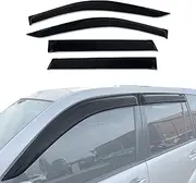 AUSGO Weathershields Compatible with Toyota Landcruiser Prado 120 Series 2003-2009, Luxury Weather Shields Window Visors Wind Deflectors Sun Rain Guard 4PCS Set