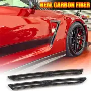 Real Carbon Front Side Fender Vents Air Scoop for Nissan GT-R GTR R35 2009-2015 (for: Nissan)