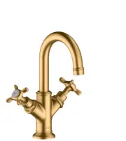 Hansgrohe 2-handle basin faucet Axor 16505950 Brushed Brass