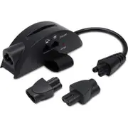 CyberPower Notebook Surge Protector with 2 and 3 Prong Adapter to Suit all Notebooks