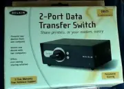 Vintage Computing find Belkin 2-Port Data Transfer Switch NEW IN BOX