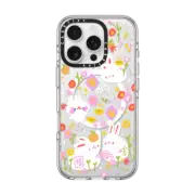 iPhone 16 Pro Clear Case MagSafe Compatible lucky bun by tabetaaii