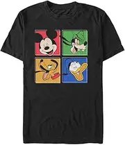 [Disney] Big & Tall Classic Mickey and Friends Men's Tops Short Sleeve Tee Shirt