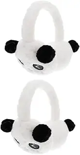[jojofuny] 2pcs Boy Girl Panda Ear Muffs Unisex Plush Ear Warmers for Design for Outdoor Activities Comfortable and Stylish Earmuffs for Boys and Girls