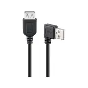 Goobay USB 2.0 Hi-Speed extension cable 90 0.15M - black