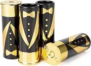 BeBesta 12 GA Shot Glasses Set,Great Drinking Glass Set (new black)
